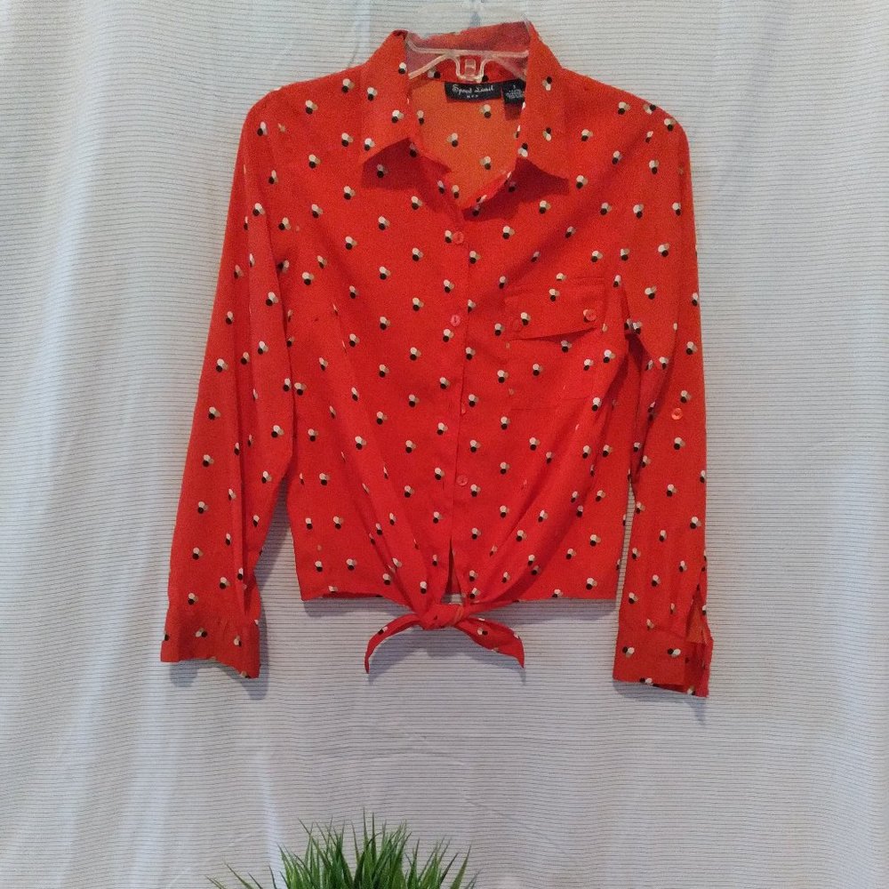 Speed Limit, Size Small, Red Blouse